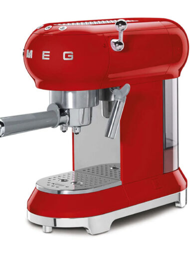 Máquina Espresso Retro Smeg Roja