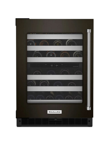 Cava de Vinos Negra KitchenAid Apertura Izq. 60 cm