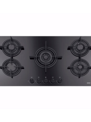 Cubierta a Gas Cristal Negro Franke 90 cm